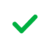 Screenshot showing the 'Check' icon