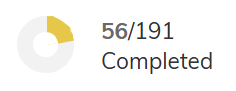Screenshot showing the 'Activities completed' icon