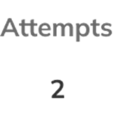 Screenshot showing the 'Attempts' icon