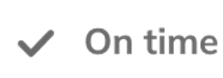 Screenshot showing the 'On time assignment' icon