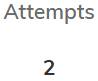 icono de los 'Attempts'