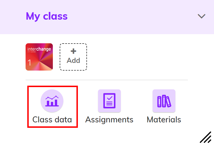 Captura de pantalla de una clase que resalta 'Class data'