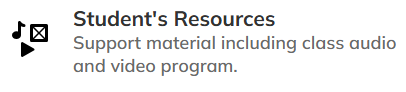 Screenshot of the 'Student's resources' icon