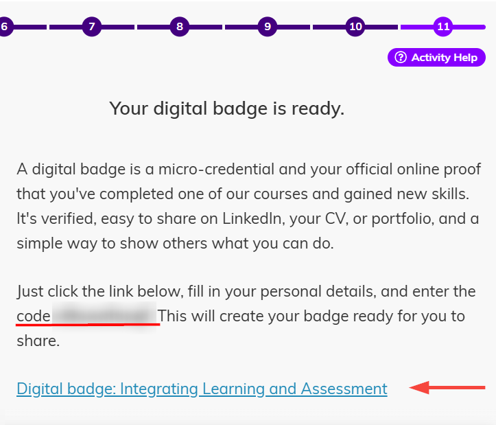 Screenshot highlighting the link in the Post course quiz.png