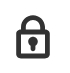 Screenshot of the lock icon
