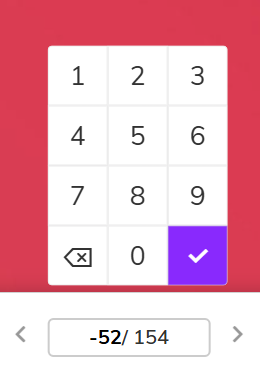 Screenshot showing the go to page menu